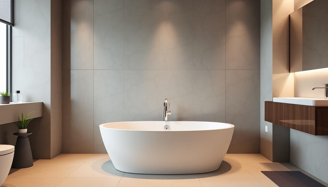 moderne badewanne mit dusche